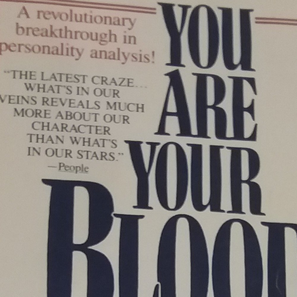 You are your blood type by Toshitaka Nomi, used book with obvious signs of use